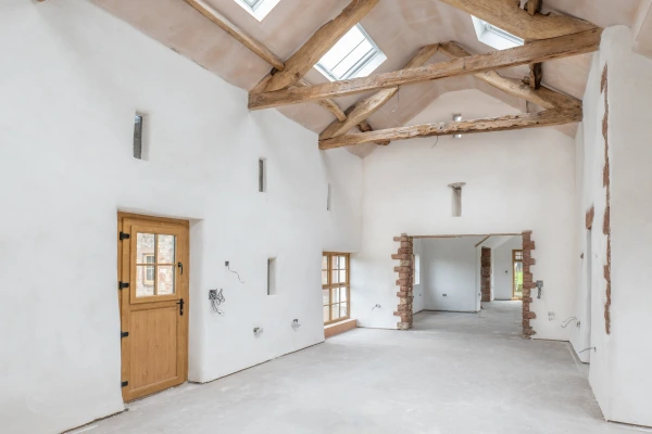 Diathonite Thermactive with Argatherm finishing plaster before natural breathable paint is applied Diathonite Thermactive with Argatherm finishing plaster before natural breathable paint is applied