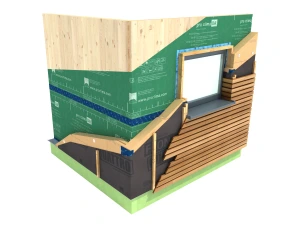 Multitherm on a CLT construction with open jointed cladding Multitherm on a CLT construction with open jointed cladding