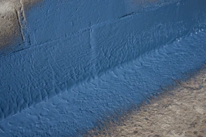 Aerosana Visconn sealing a wall to floor junction Aerosana Visconn sealing a wall to floor junction